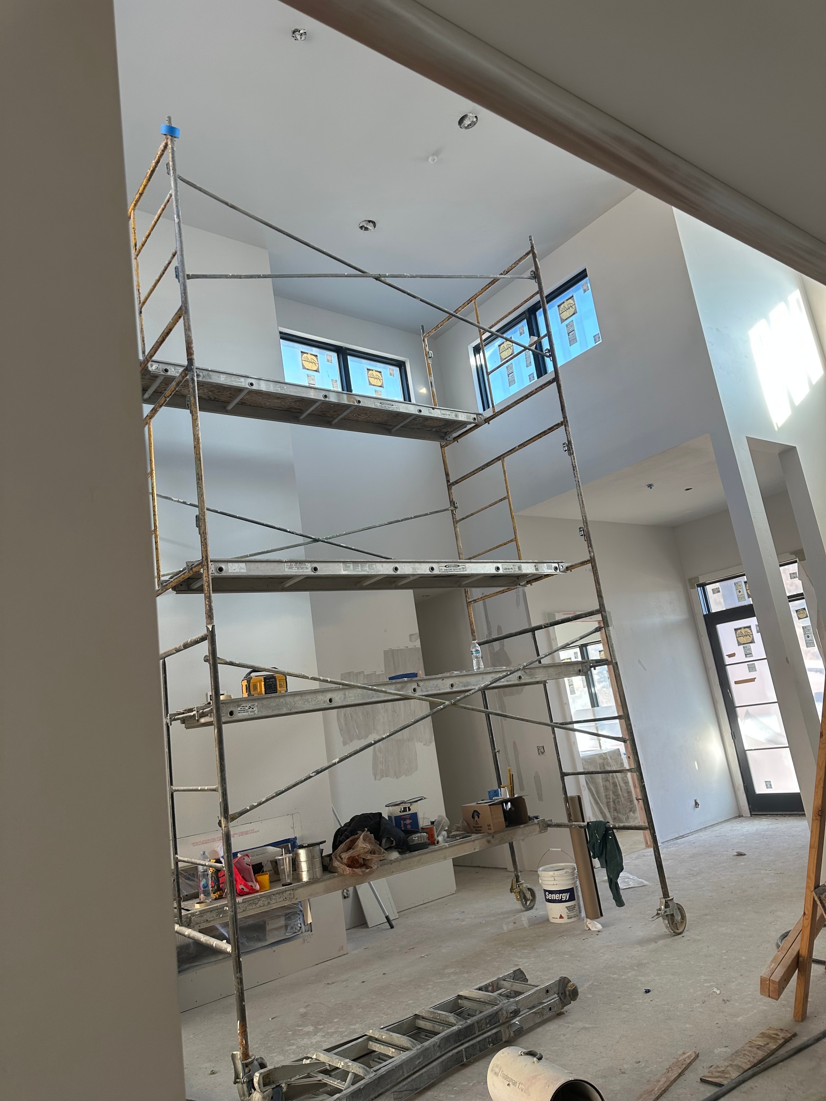 Completed interior after professional painting — clean walls and finished spaces